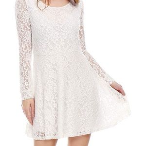 Garage White floral skater dress !